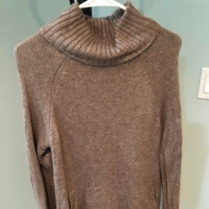 The Limited Brown Cowl Neck Sweater